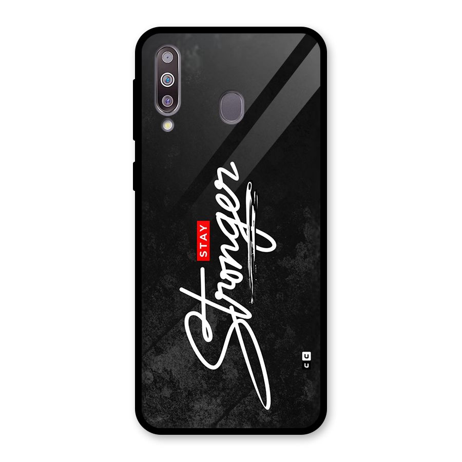 Stay Stronger Glass Back Case for Galaxy M30