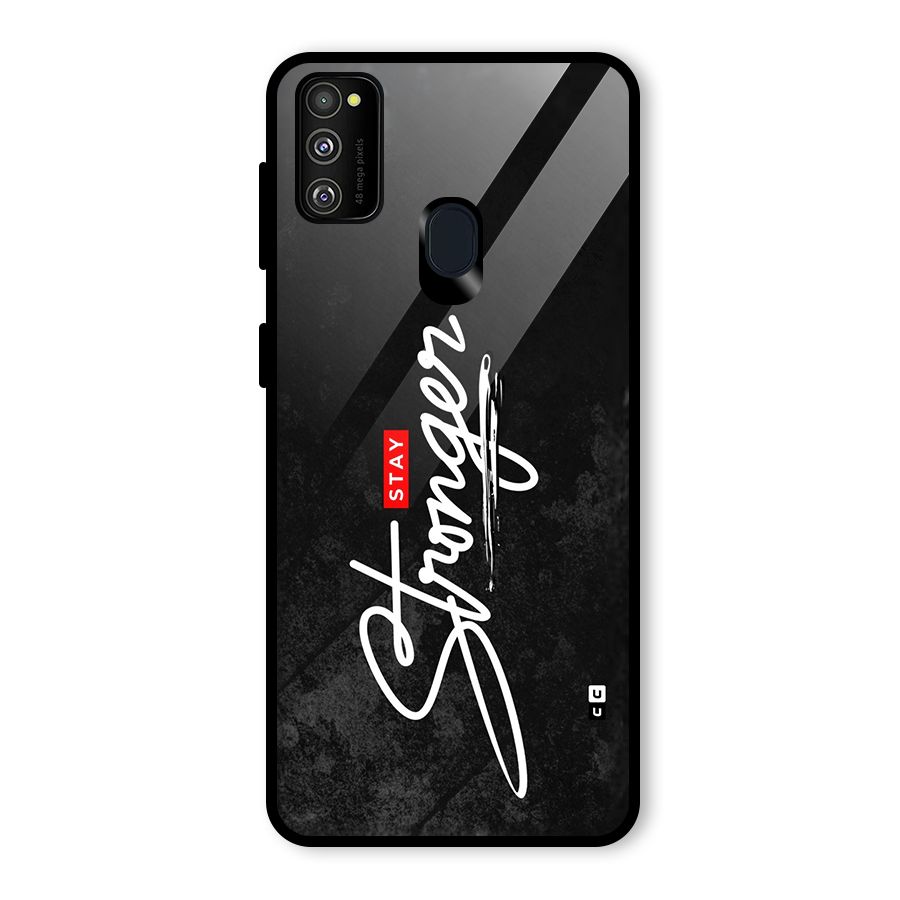 Stay Stronger Glass Back Case for Galaxy M30s