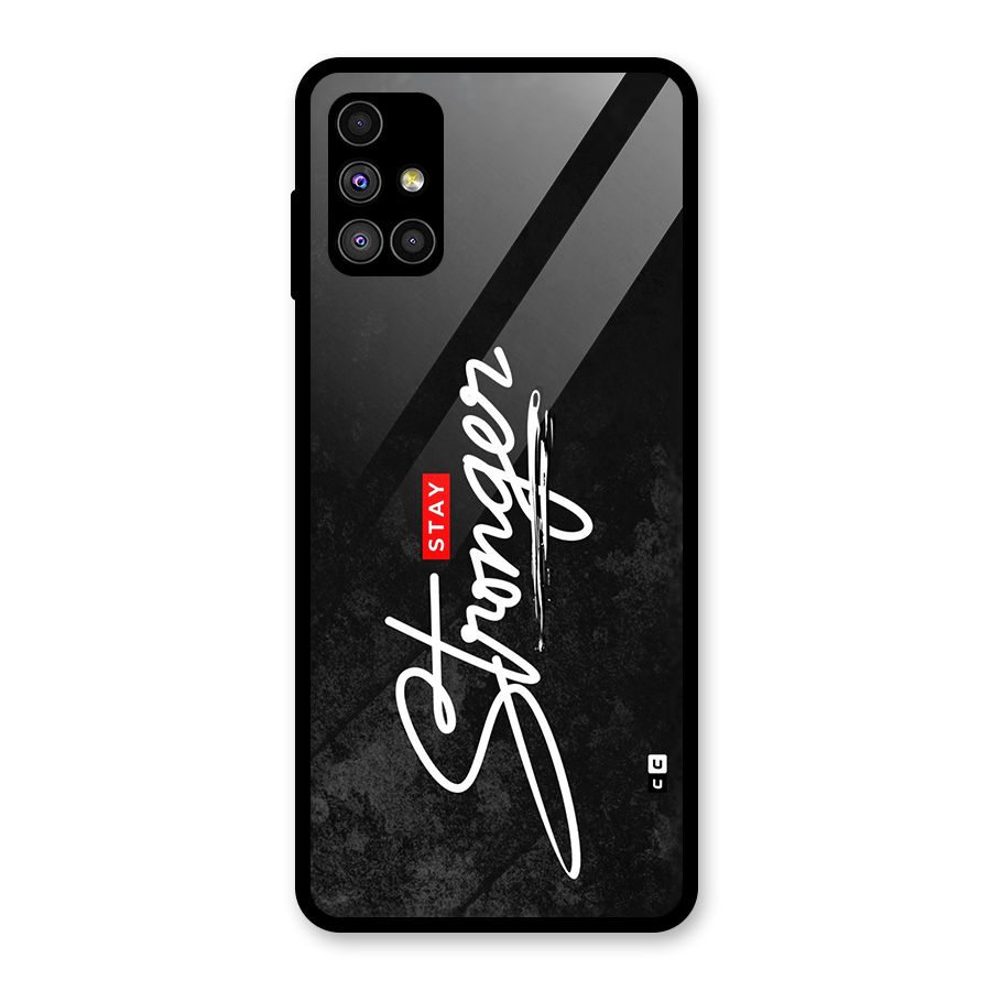 Stay Stronger Glass Back Case for Galaxy M51