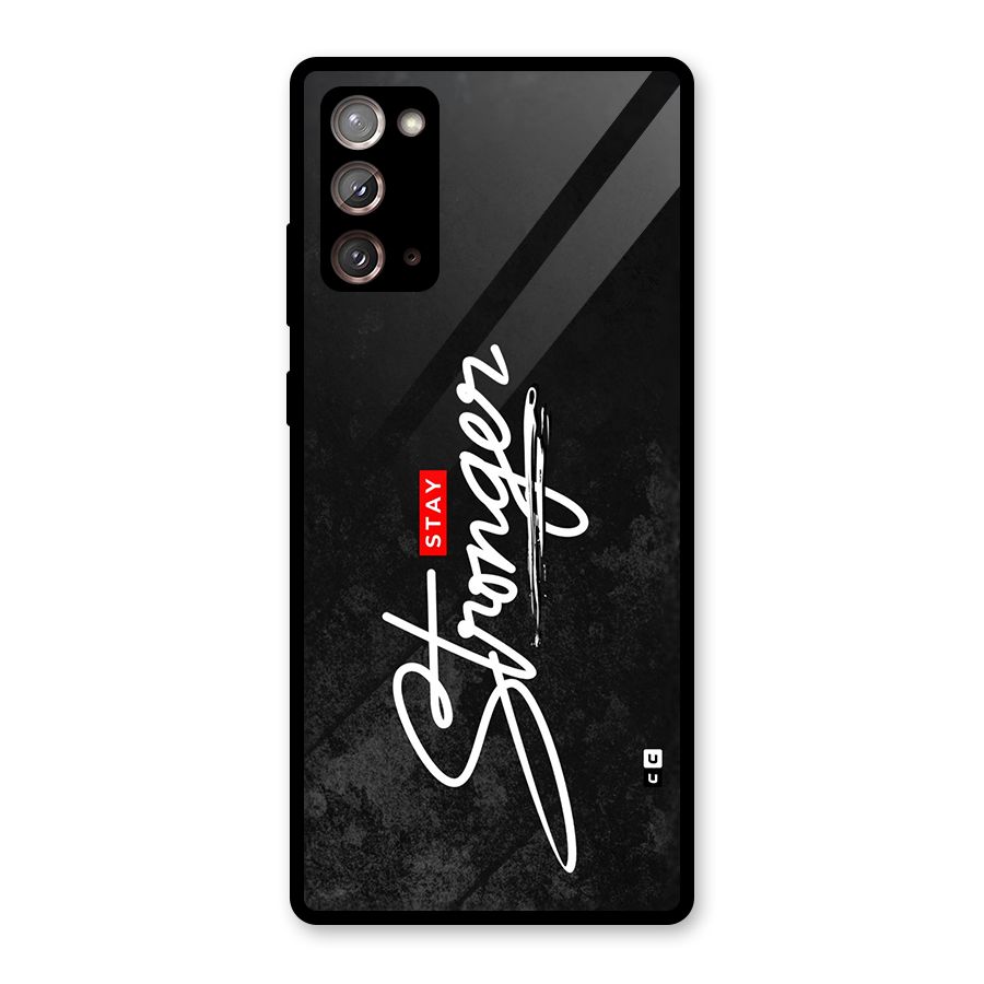 Stay Stronger Glass Back Case for Galaxy Note 20