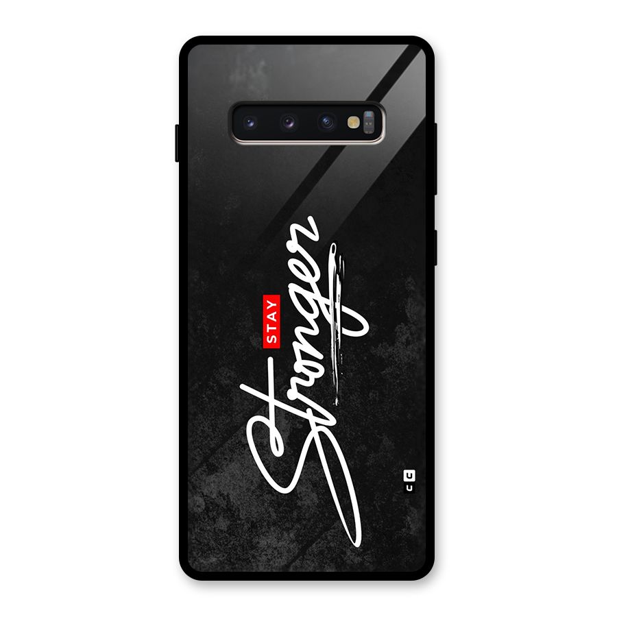 Stay Stronger Glass Back Case for Galaxy S10 Plus