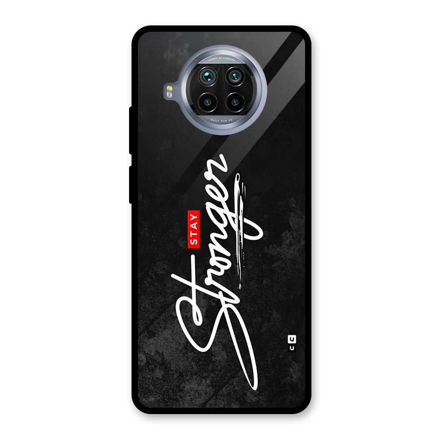 Stay Stronger Glass Back Case for Mi 10i