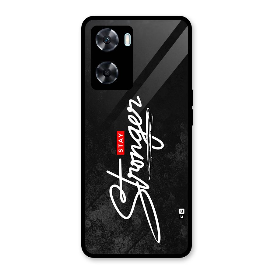 Stay Stronger Glass Back Case for Oppo A77