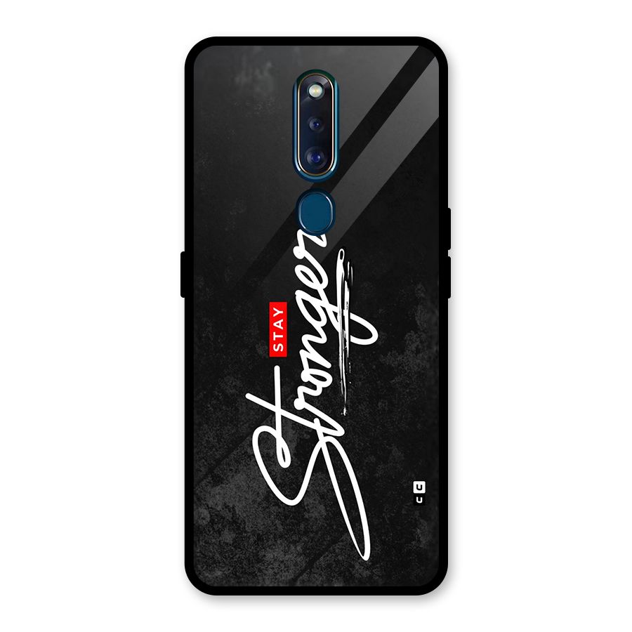 Stay Stronger Glass Back Case for Oppo F11 Pro