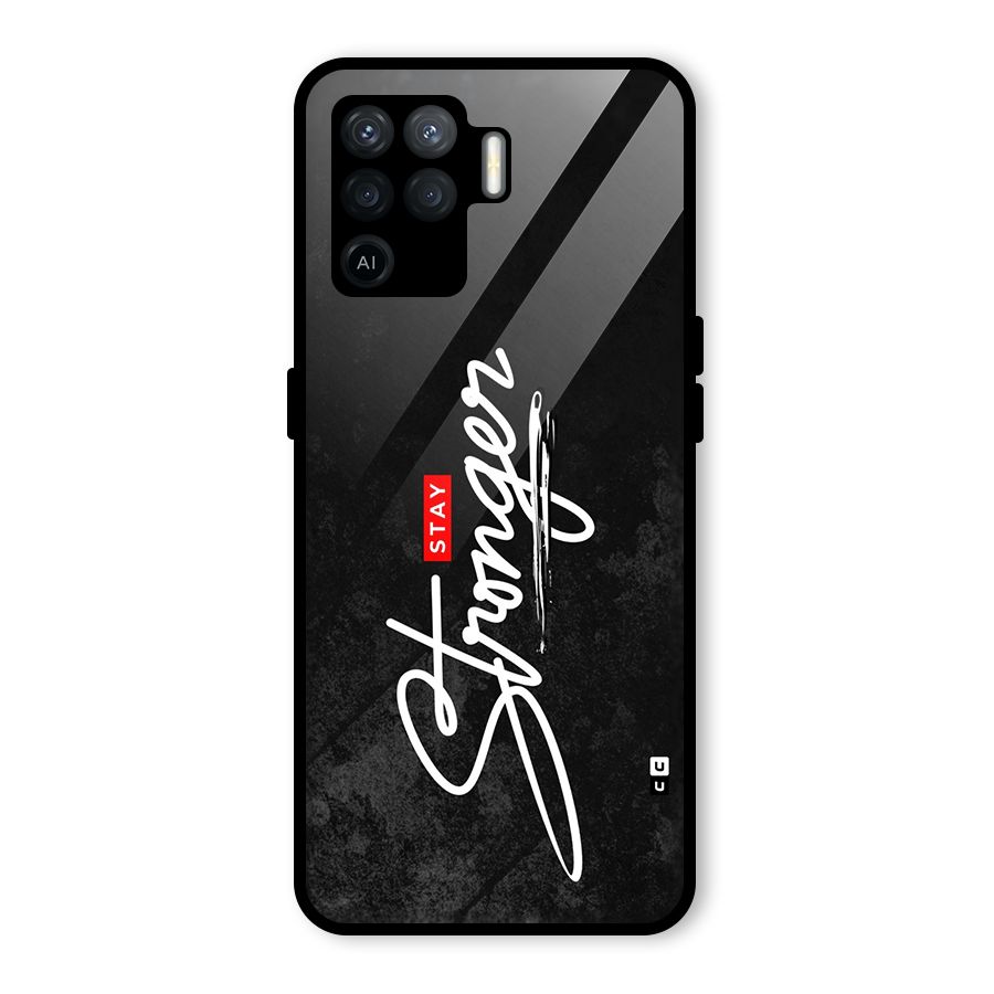 Stay Stronger Glass Back Case for Oppo F19 Pro