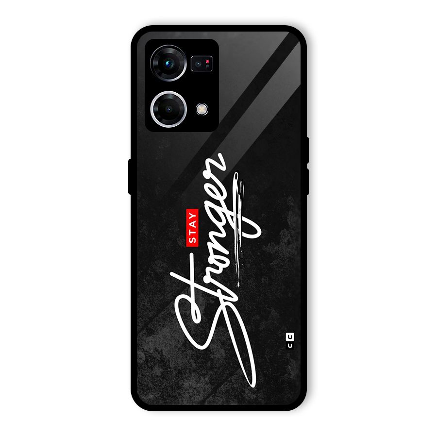 Stay Stronger Glass Back Case for Oppo F21 Pro 4G