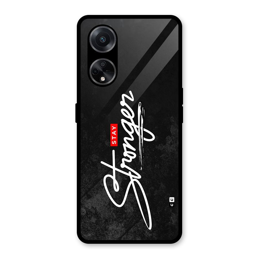 Stay Stronger Glass Back Case for Oppo F23