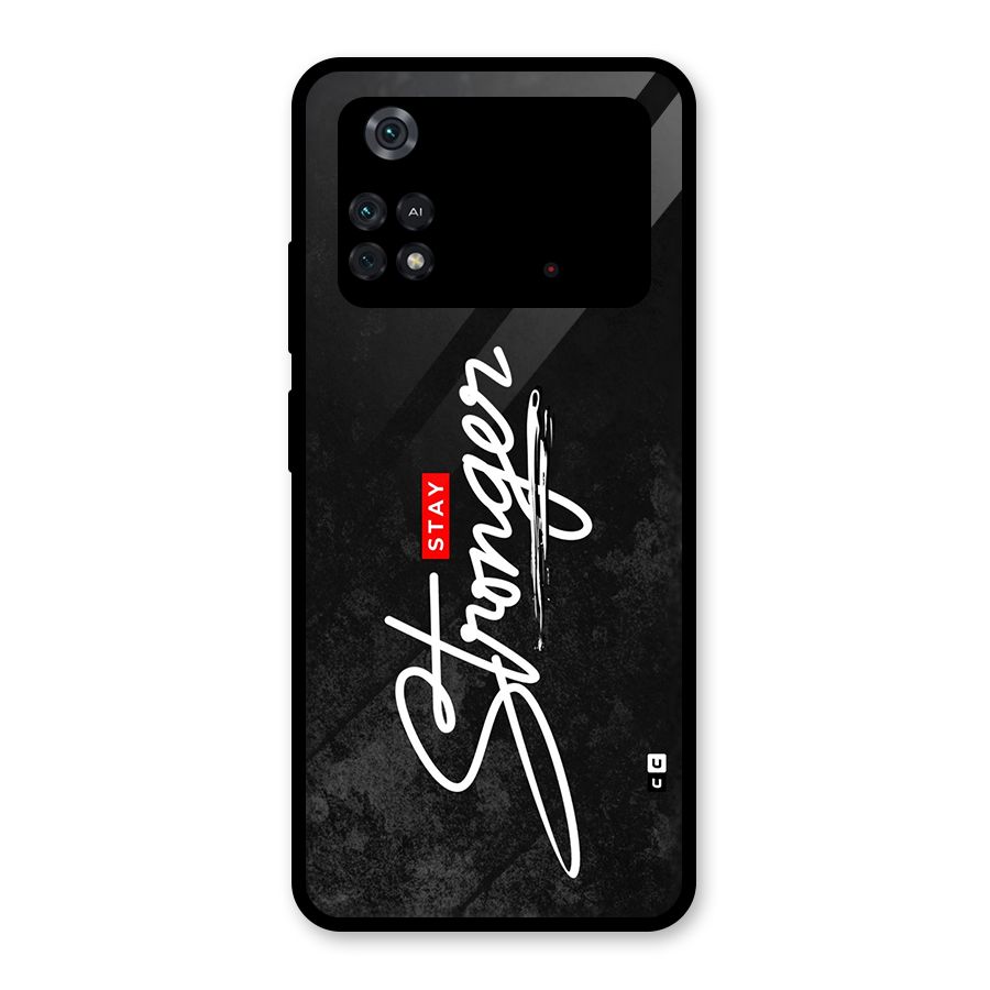Stay Stronger Glass Back Case for Poco M4 Pro 4G