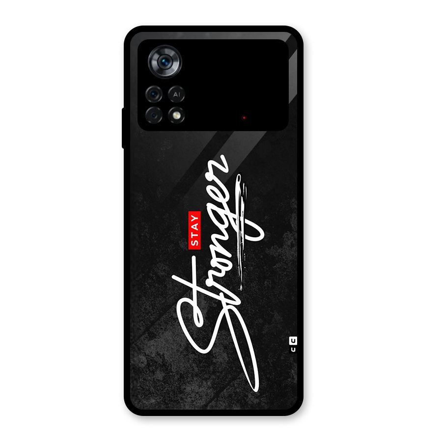 Stay Stronger Glass Back Case for Poco X4 Pro 5G