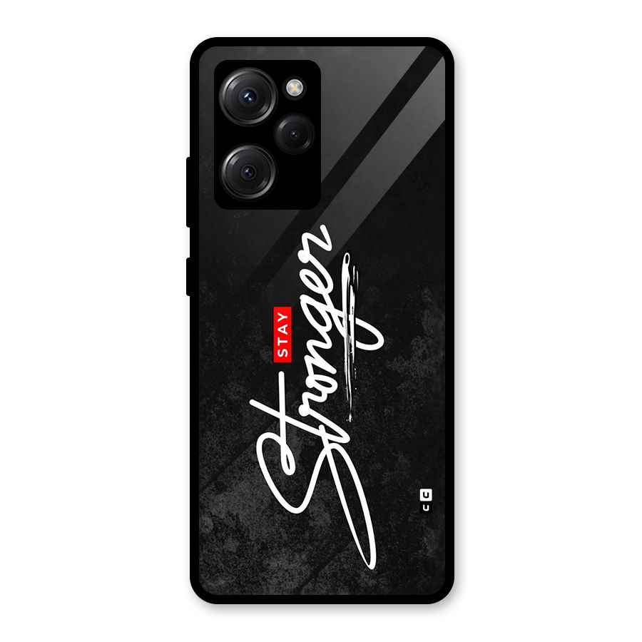 Stay Stronger Glass Back Case for Poco X5 Pro