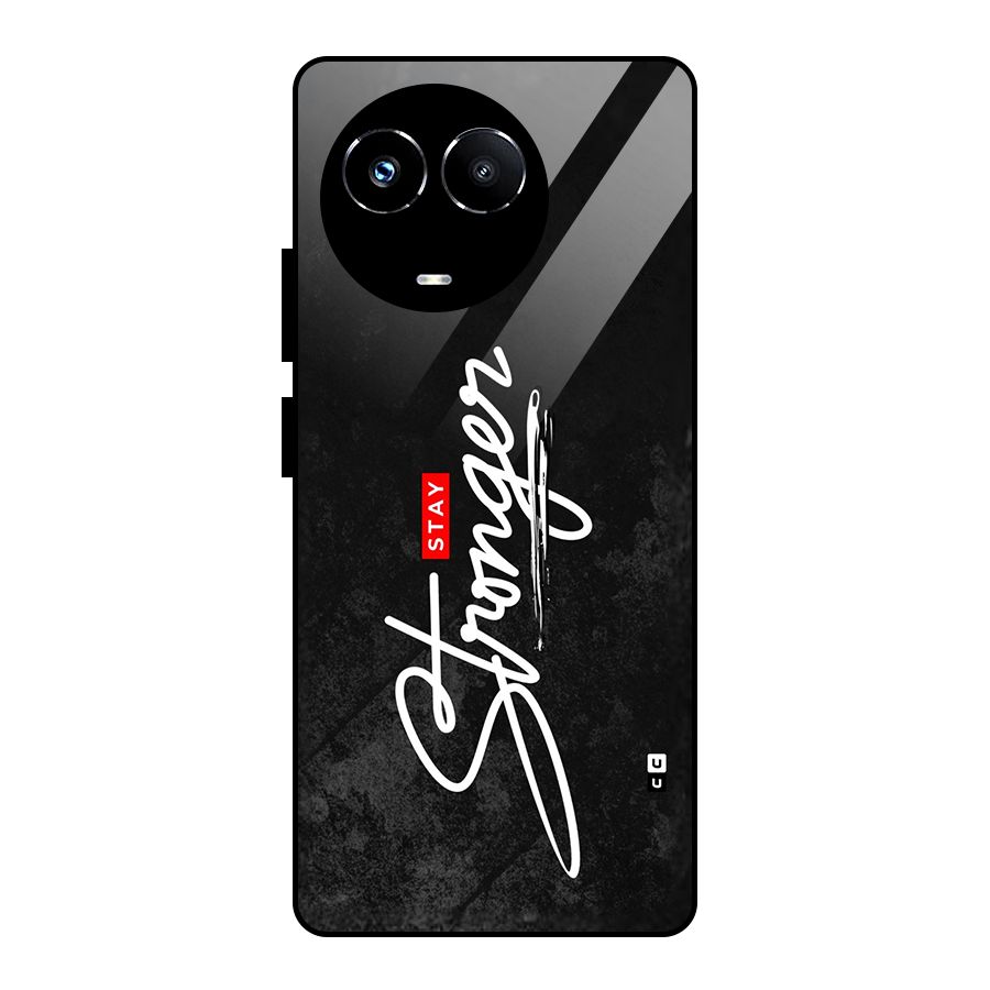 Stay Stronger Glass Back Case for Realme 11X
