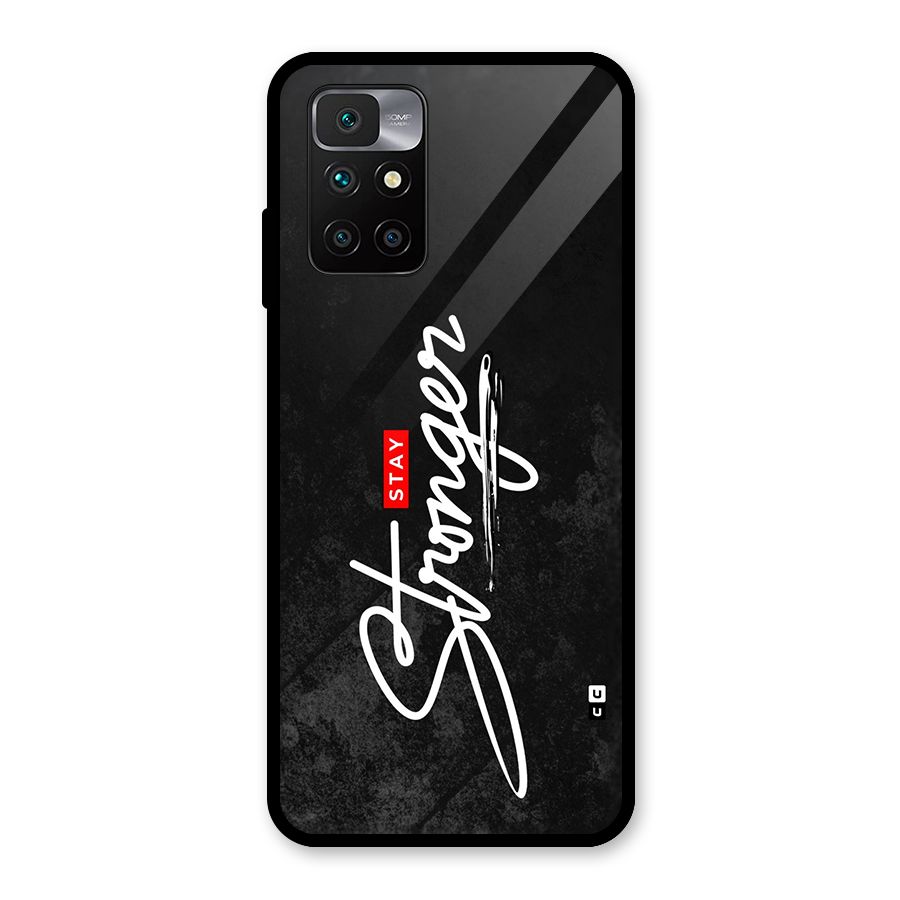 Stay Stronger Glass Back Case for Redmi 10 Prime