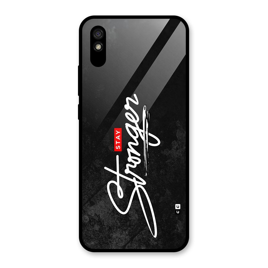 Stay Stronger Glass Back Case for Redmi 9i