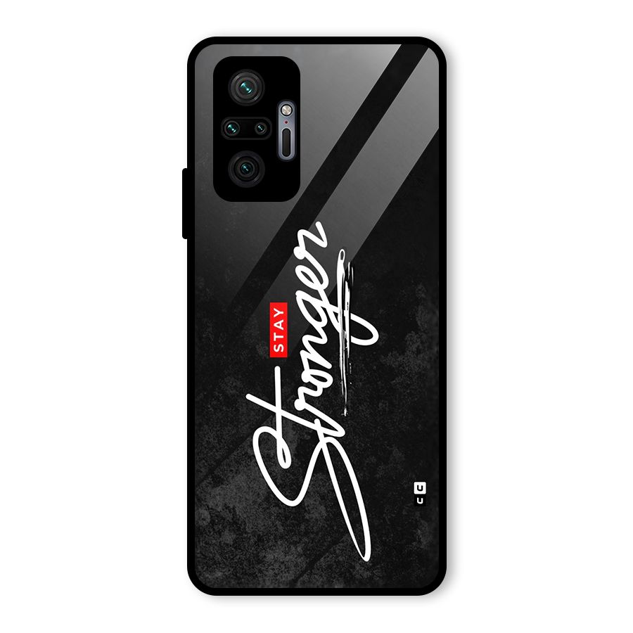 Stay Stronger Glass Back Case for Redmi Note 10 Pro Max