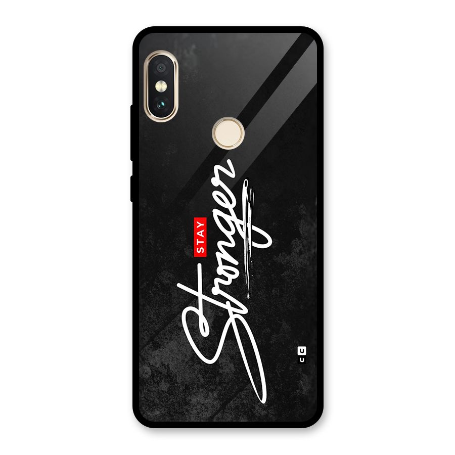 Stay Stronger Glass Back Case for Redmi Note 5 Pro