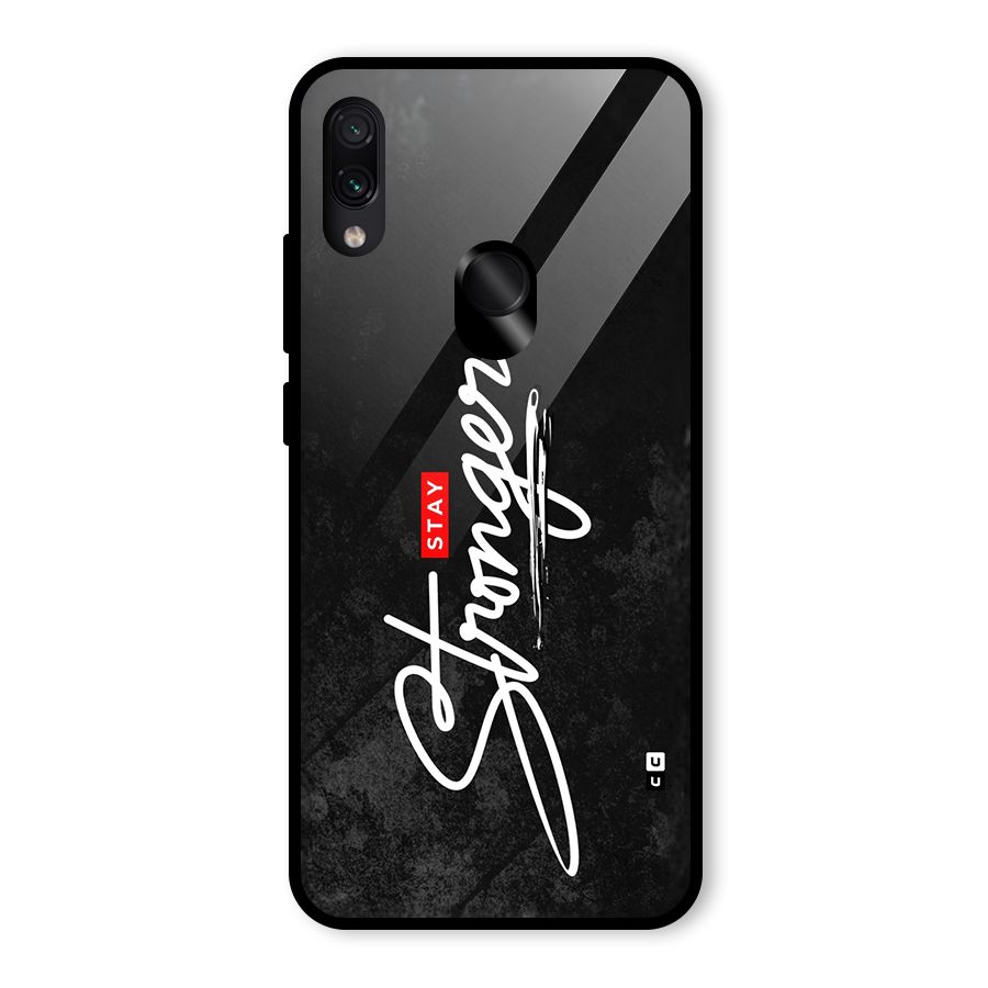 Stay Stronger Glass Back Case for Redmi Note 7 Pro