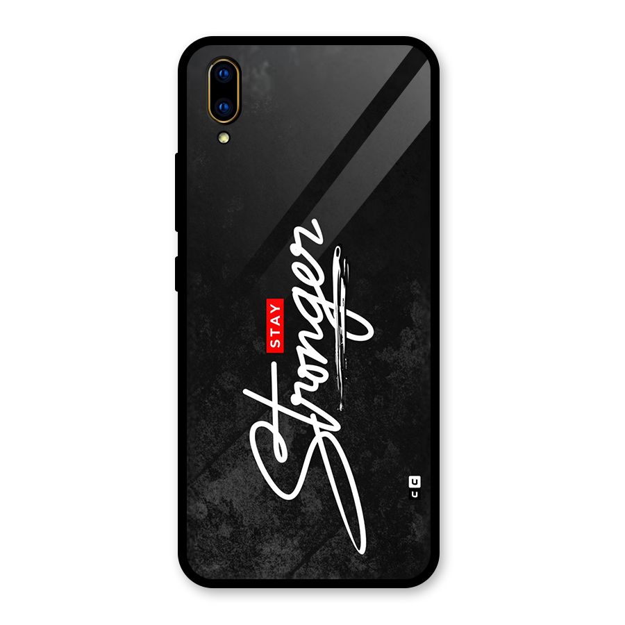 Stay Stronger Glass Back Case for Vivo V11 Pro