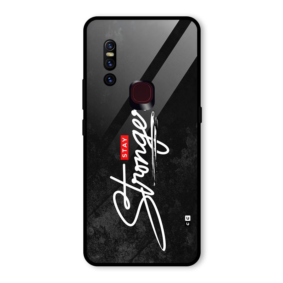 Stay Stronger Glass Back Case for Vivo V15