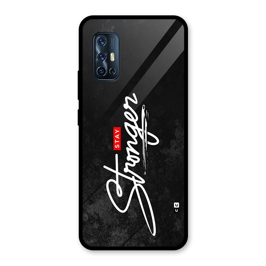 Stay Stronger Glass Back Case for Vivo V17