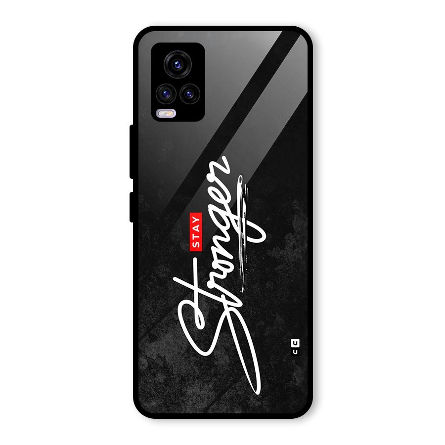 Stay Stronger Glass Back Case for Vivo V20 2021