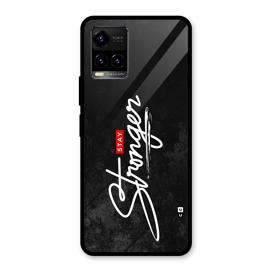 Stay Stronger Glass Back Case for Vivo Y21G