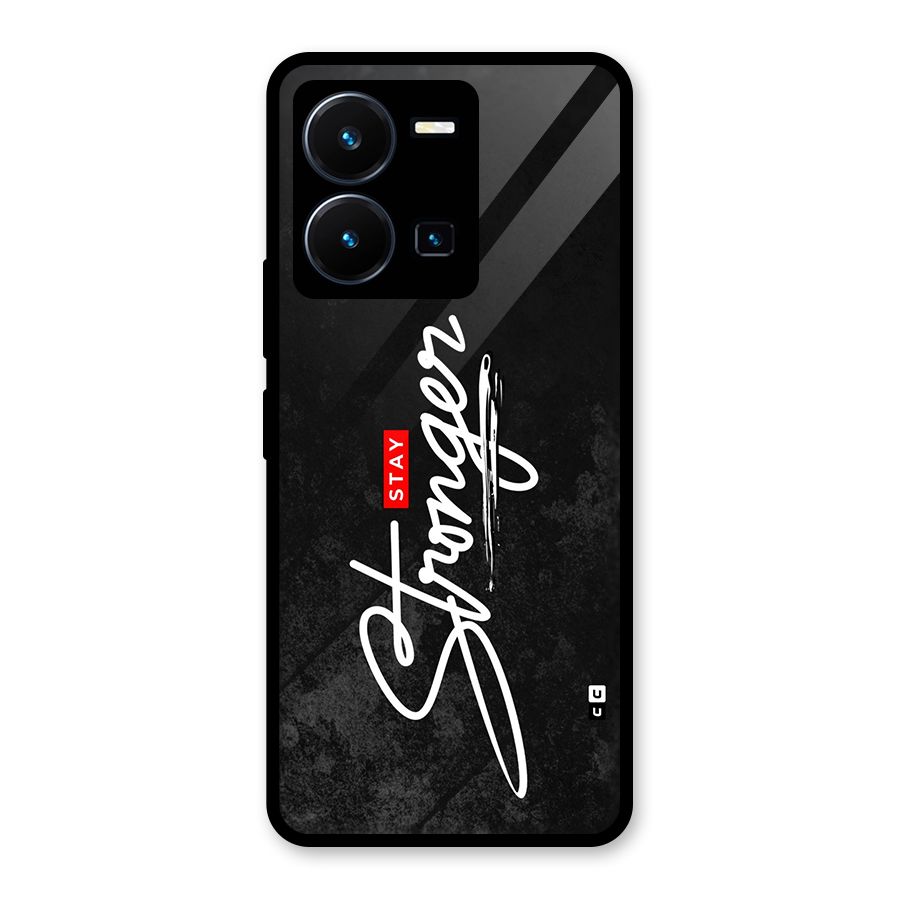 Stay Stronger Glass Back Case for Vivo Y35