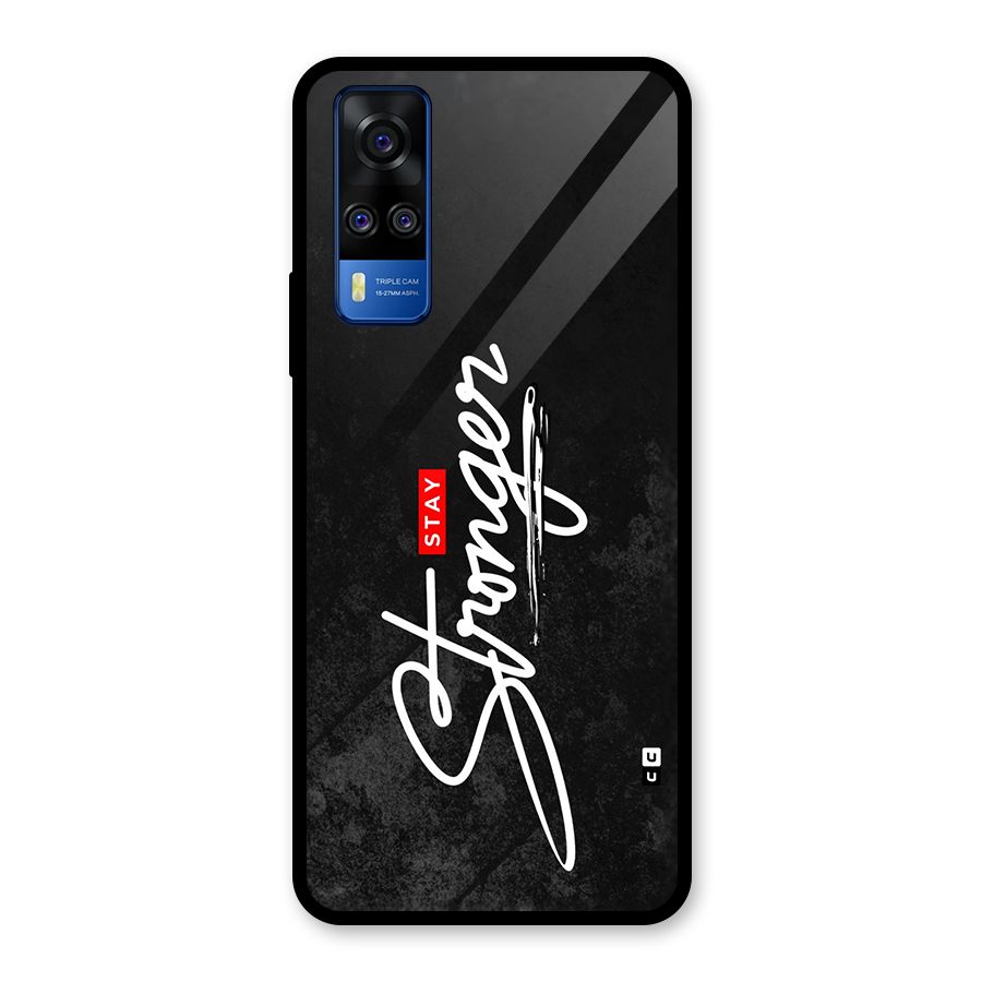 Stay Stronger Glass Back Case for Vivo Y51A