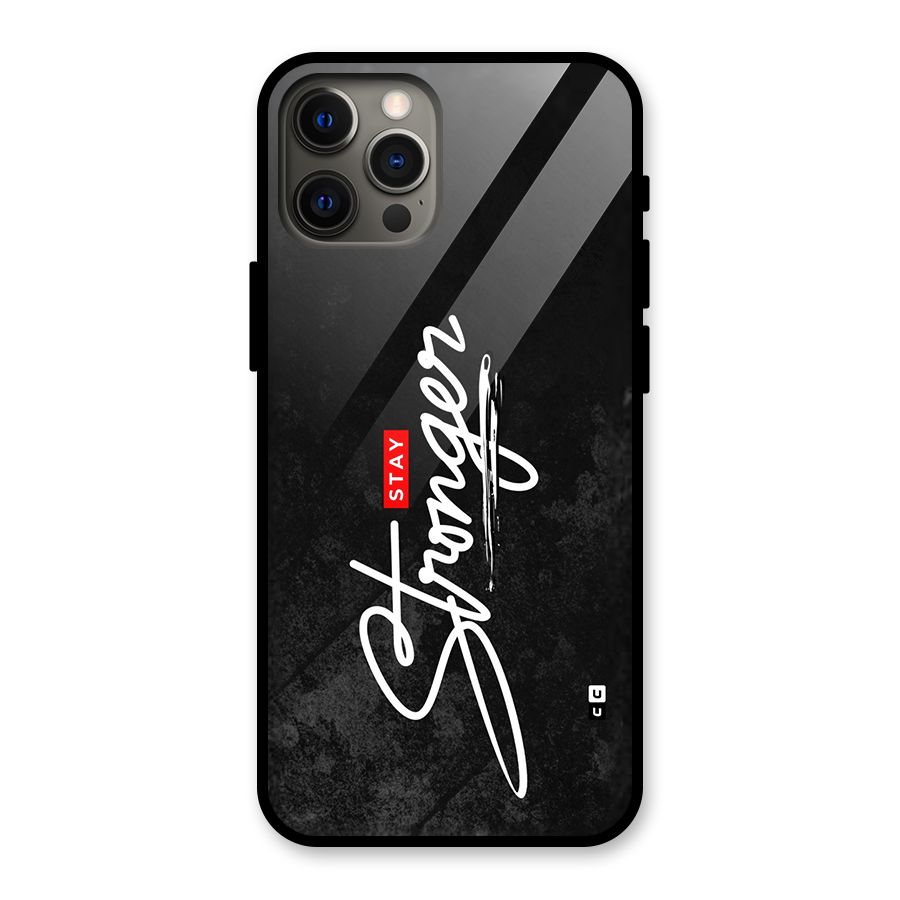 Stay Stronger Glass Back Case for iPhone 12 Pro Max