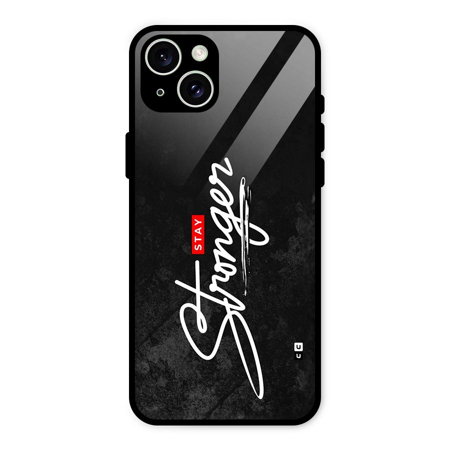 Stay Stronger Glass Back Case for iPhone 15 Plus
