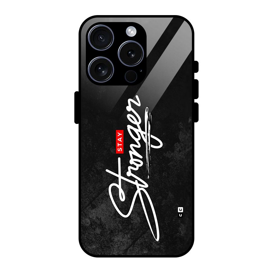 Stay Stronger Glass Back Case for iPhone 15 Pro