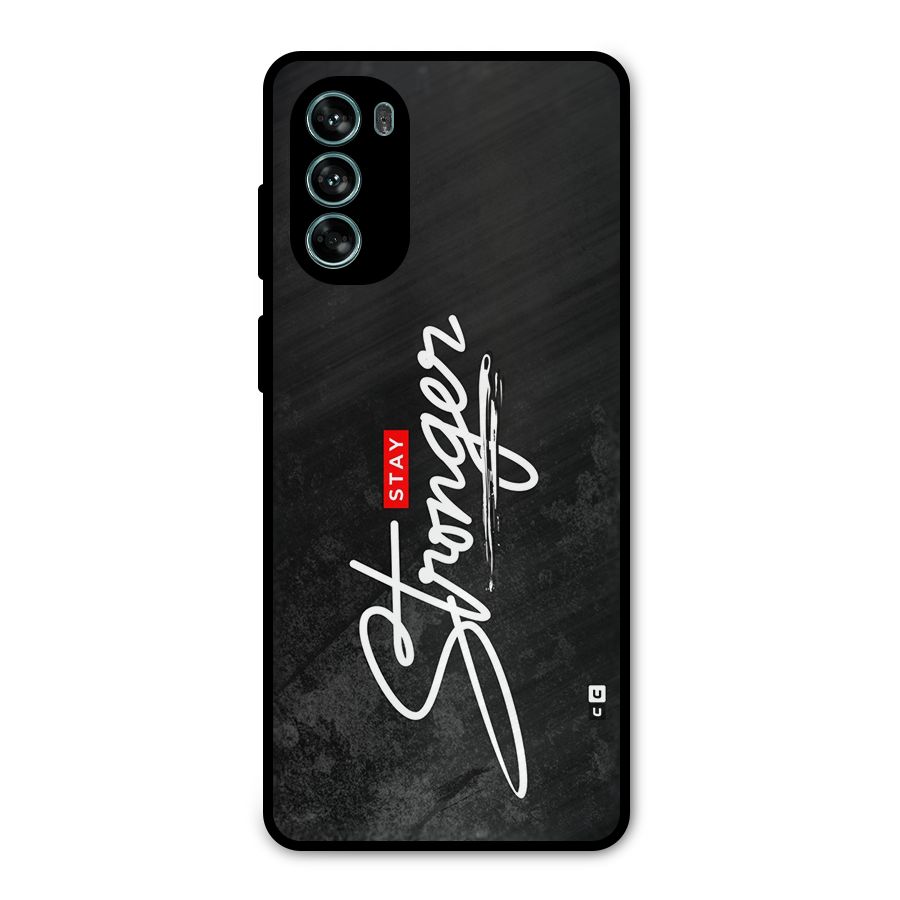 Stay Stronger Metal Back Case for Moto G62