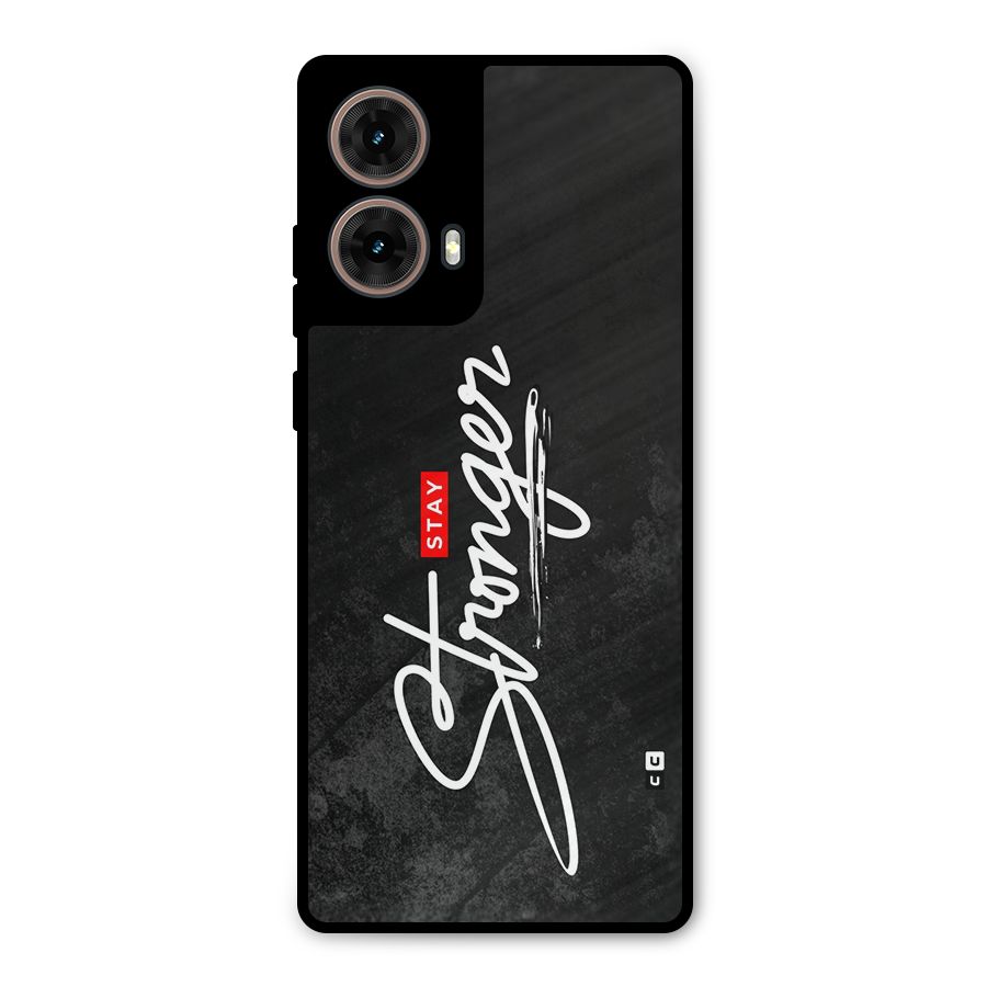 Stay Stronger Metal Back Case for Moto G85