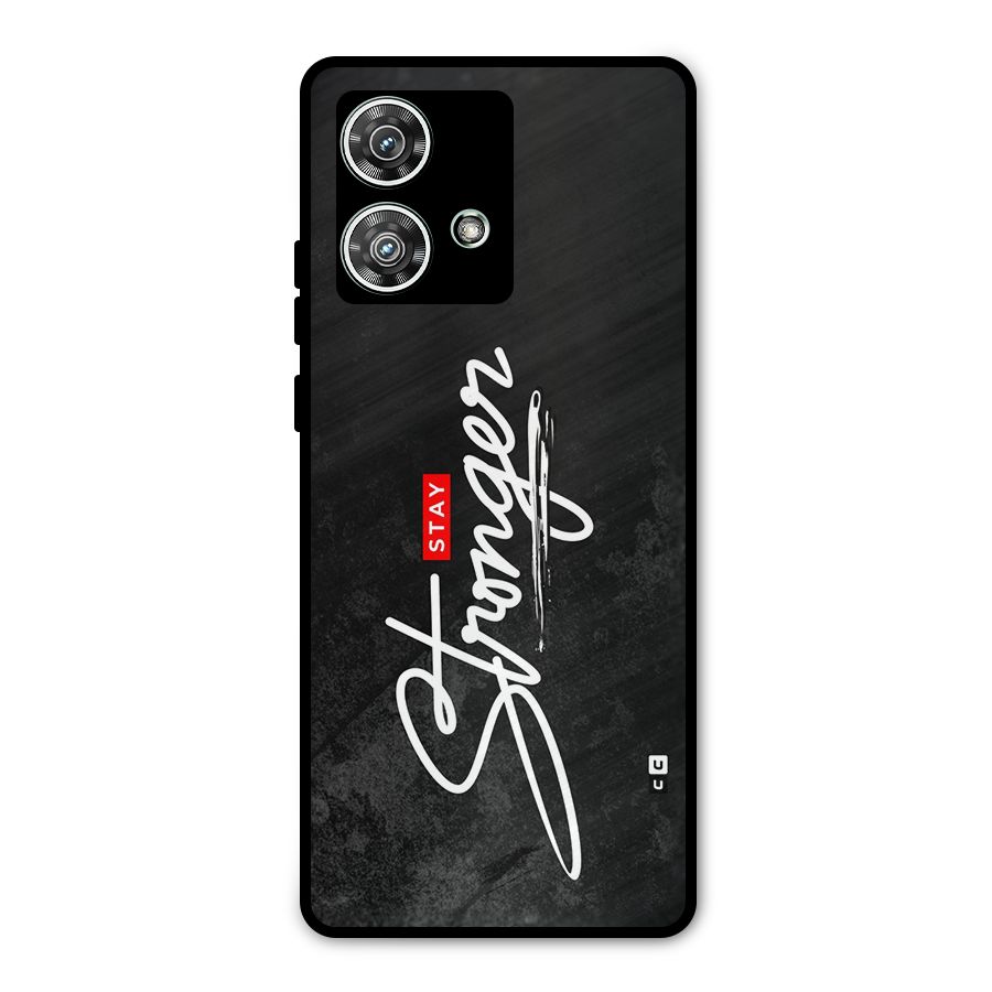 Stay Stronger Metal Back Case for Motorola Edge 40 Neo
