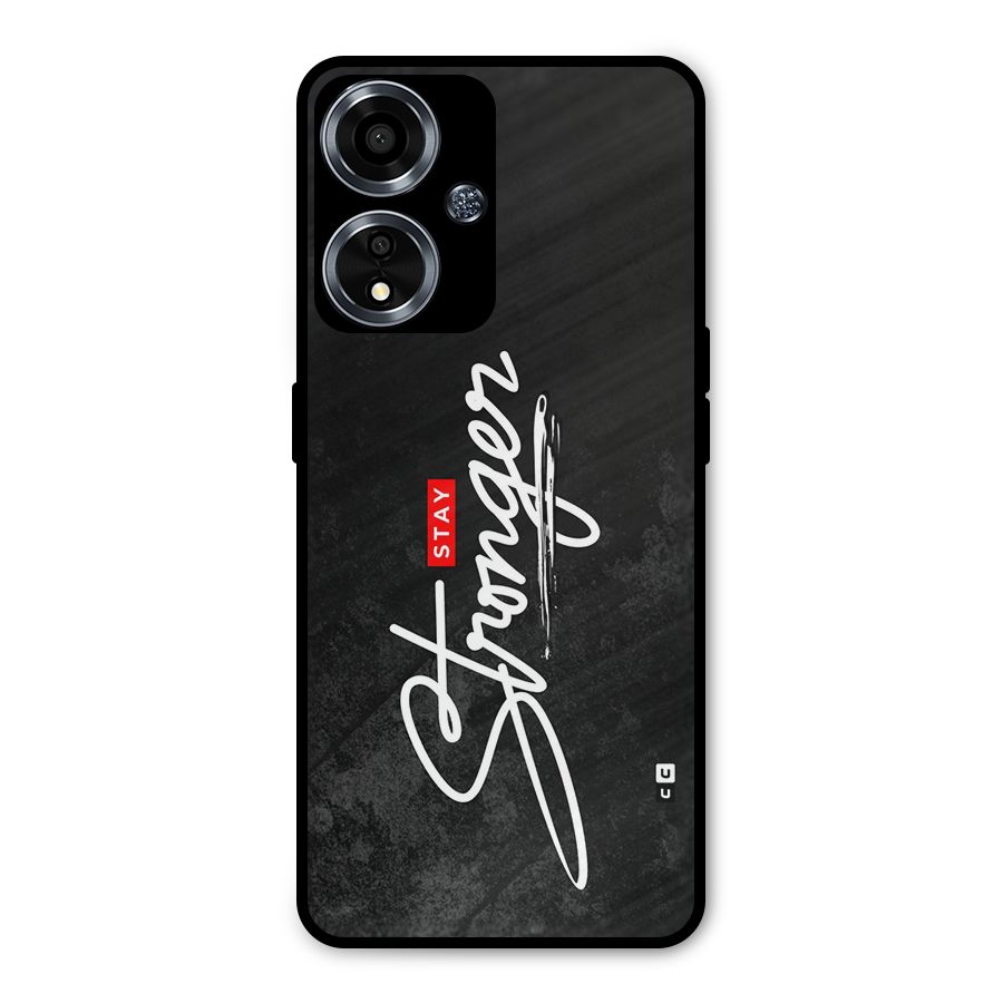 Stay Stronger Metal Back Case for Oppo A59