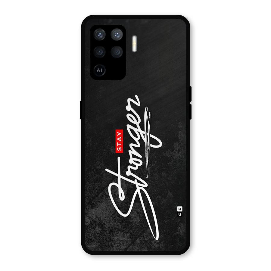 Stay Stronger Metal Back Case for Oppo F19 Pro