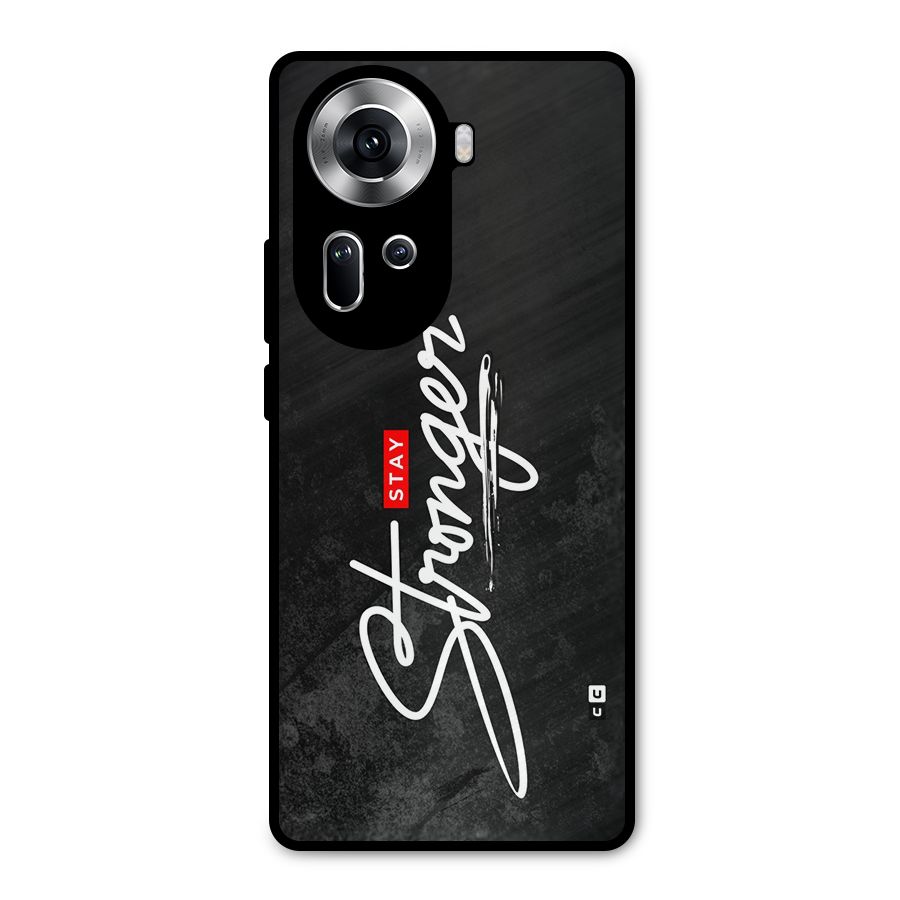 Stay Stronger Metal Back Case for Oppo Reno11 5G