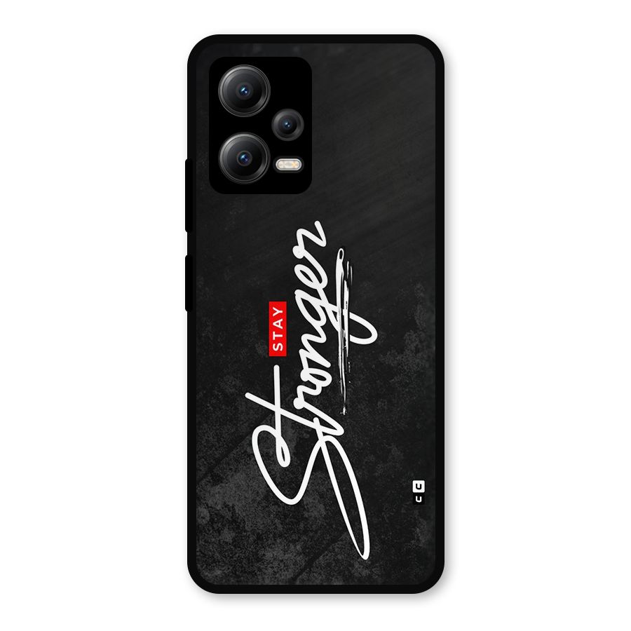 Stay Stronger Metal Back Case for Poco X5