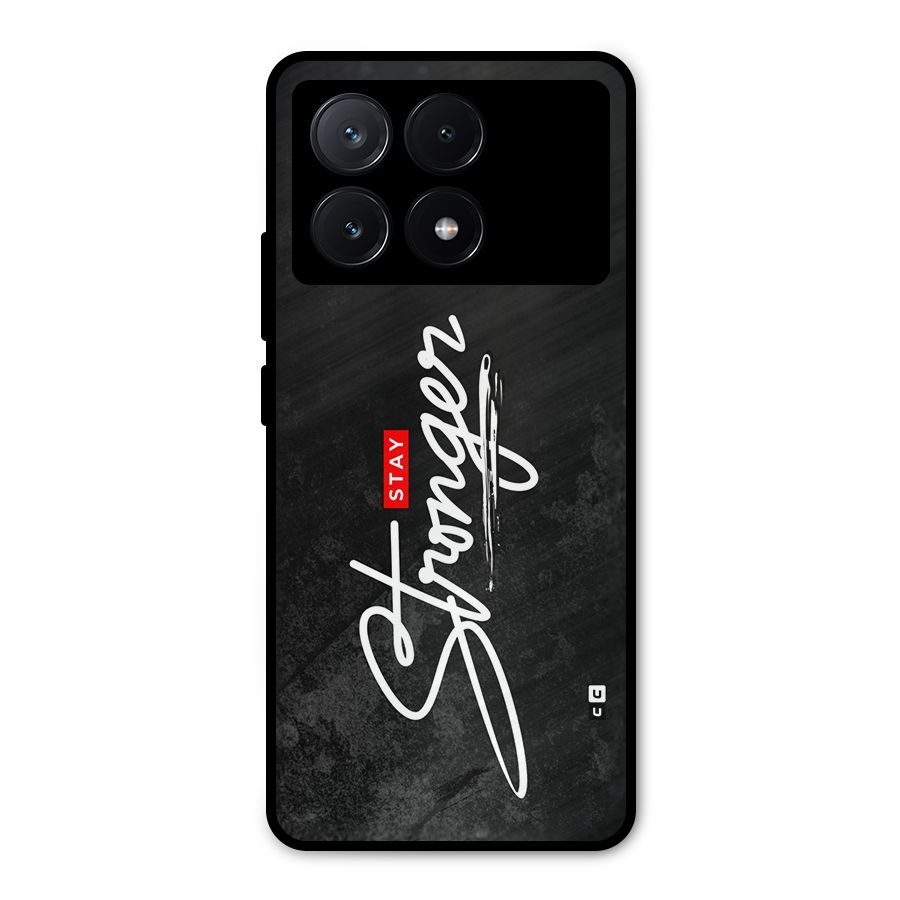 Stay Stronger Metal Back Case for Poco X6 Pro