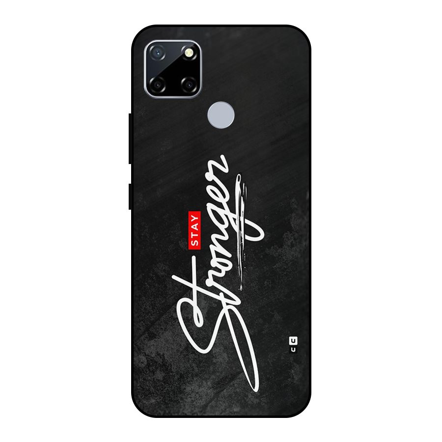 Stay Stronger Metal Back Case for Realme Narzo 30A