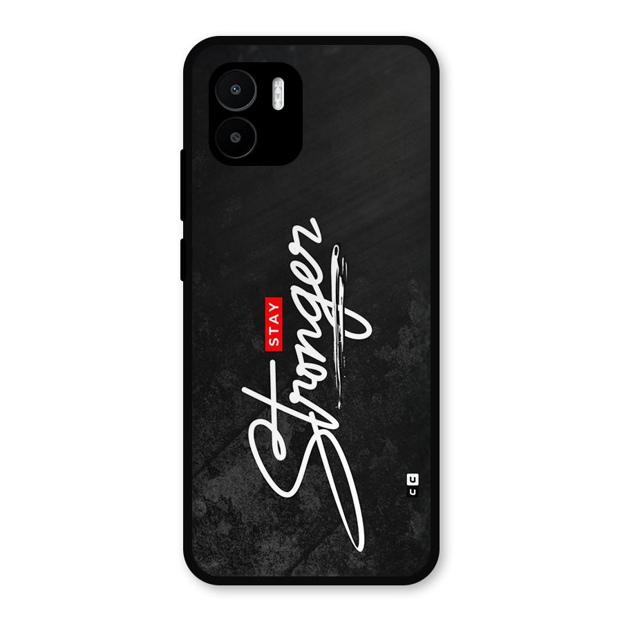 Stay Stronger Metal Back Case for Redmi A1