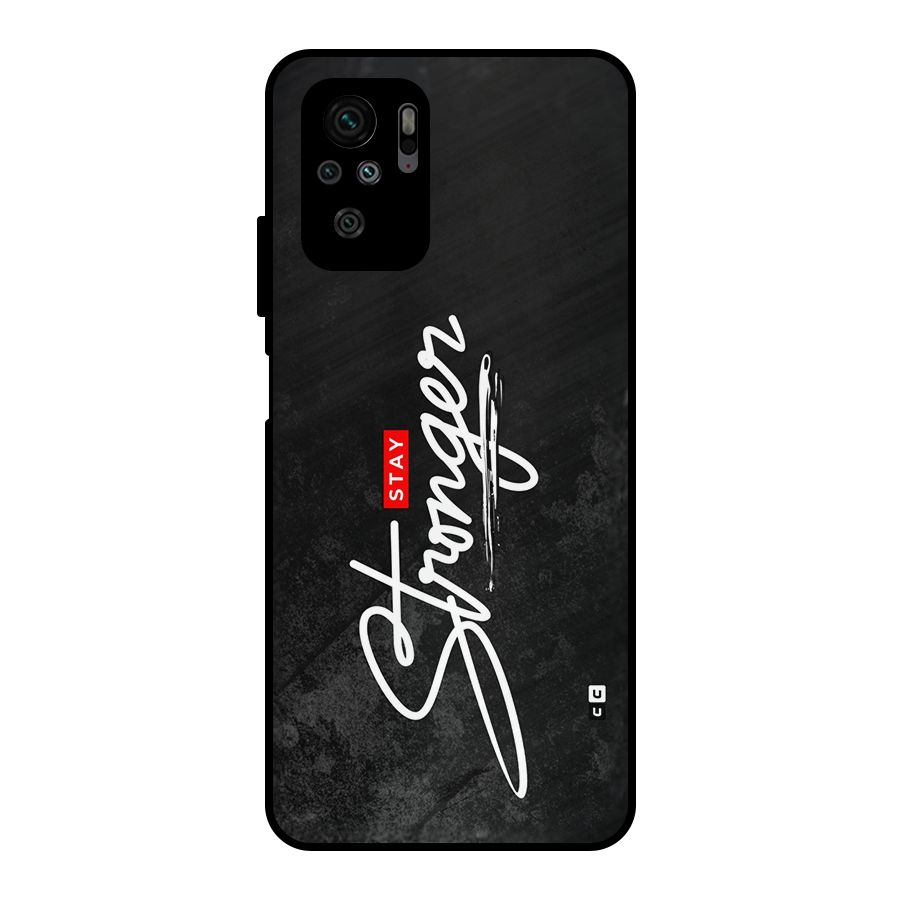 Stay Stronger Metal Back Case for Redmi Note 10S