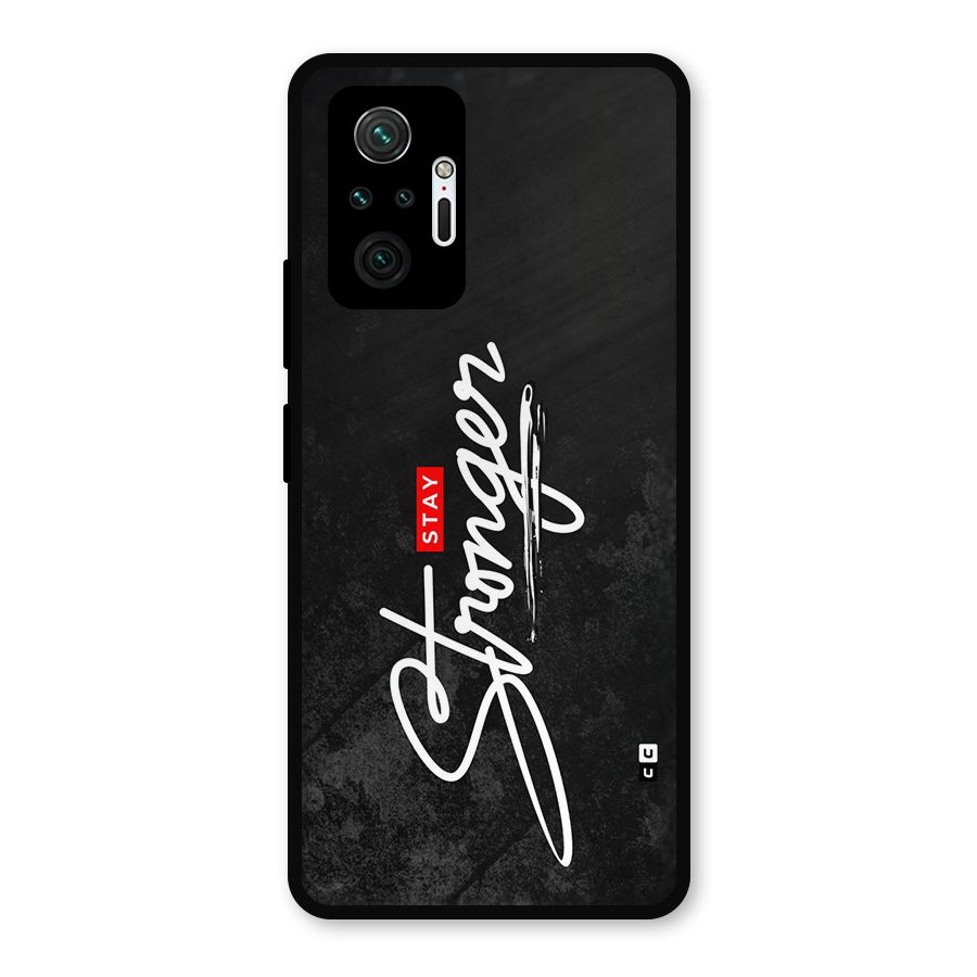 Stay Stronger Metal Back Case for Redmi Note 10 Pro Max