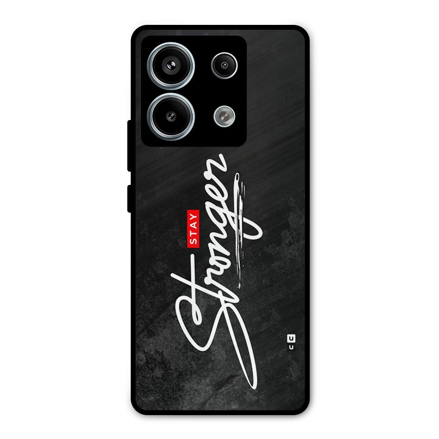 Stay Stronger Metal Back Case for Redmi Note 13 Pro 5G