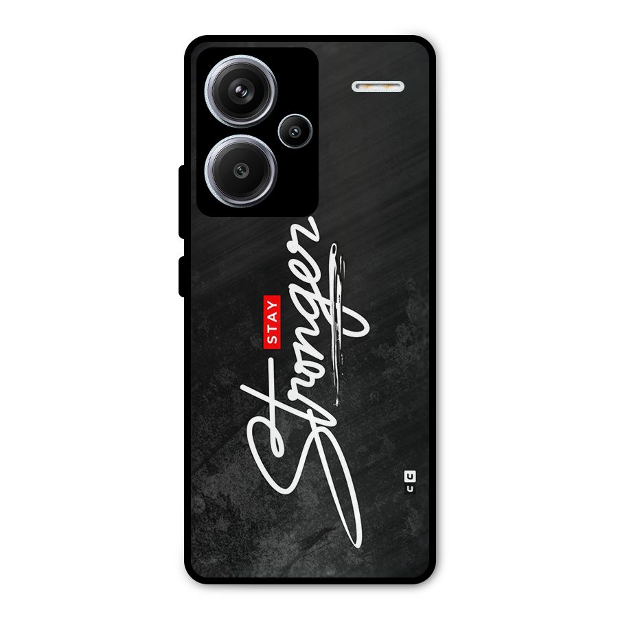 Stay Stronger Metal Back Case for Redmi Note 13 Pro Plus