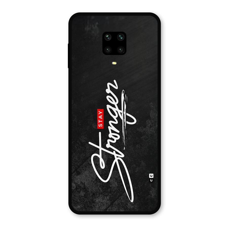 Stay Stronger Metal Back Case for Redmi Note 9 Pro Max