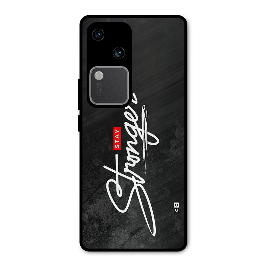 Stay Stronger Metal Back Case for Vivo V30 Pro