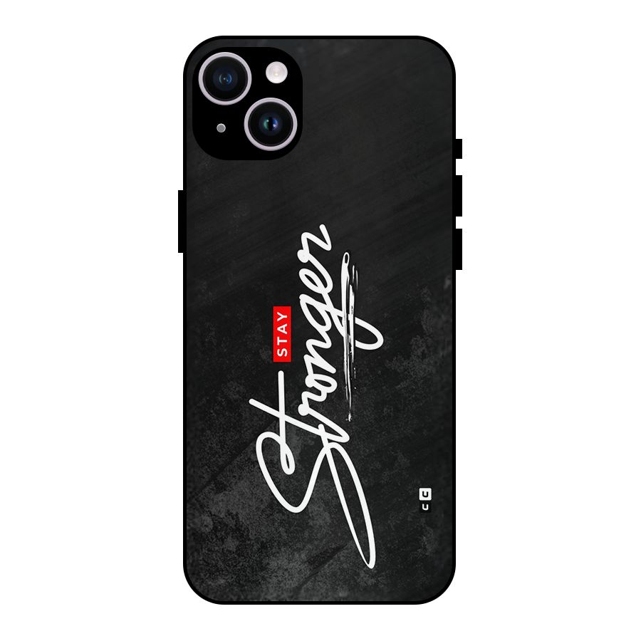Stay Stronger Metal Back Case for iPhone 14 Plus