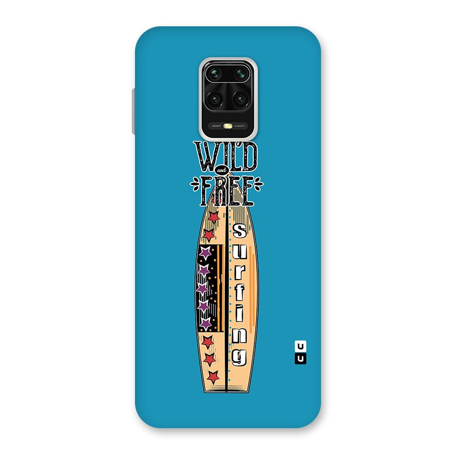 Stay Wild and Free Back Case for Redmi Note 9 Pro