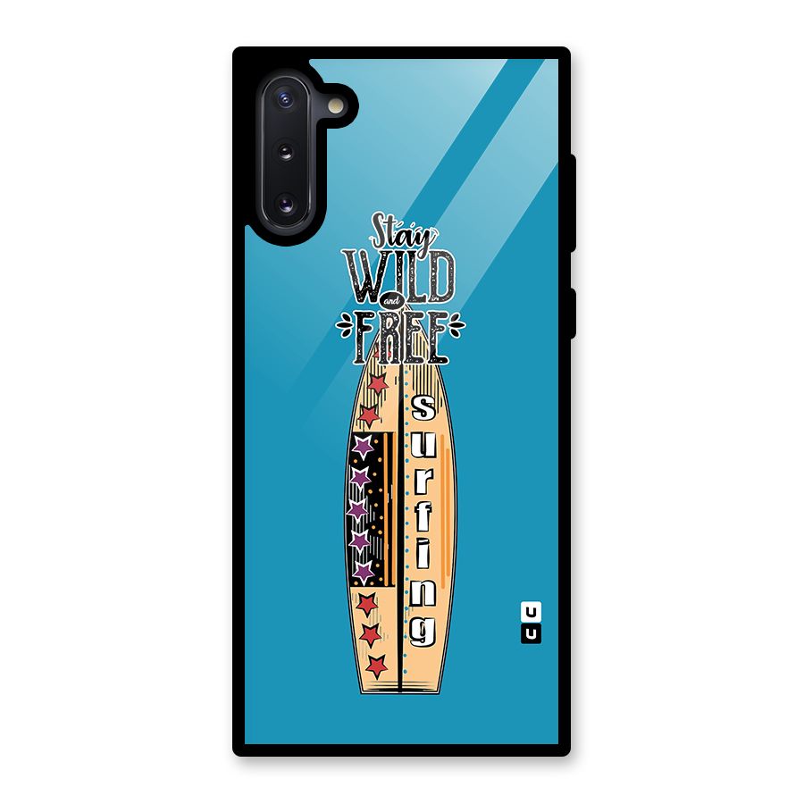 Stay Wild and Free Glass Back Case for Galaxy Note 10
