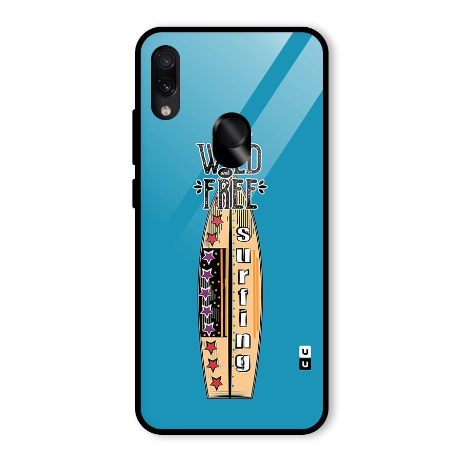 Stay Wild and Free Glass Back Case for Redmi Note 7S